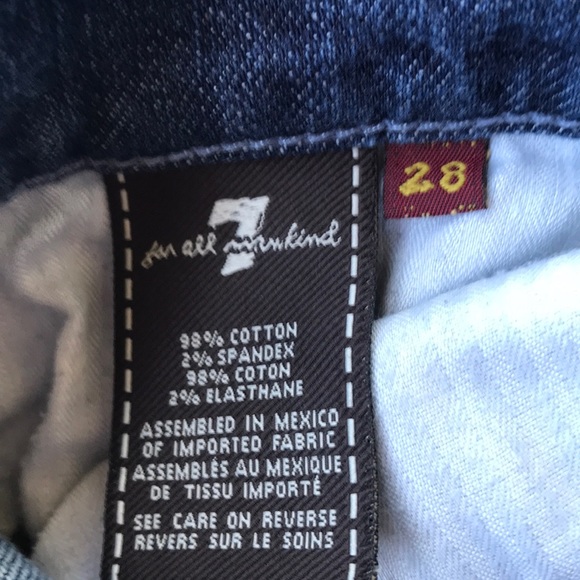 7 For All Mankind ~ Bootcut, Stretch, Distressed - Picture 6 of 8